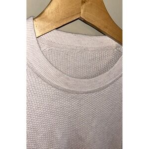 Men's Textured Knit Crewneck Sweater Medium